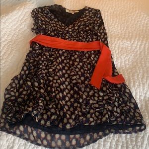 Bird print dress
